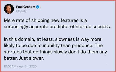 Paul Graham on Velocity