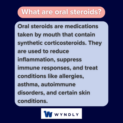 What are oral steroids and definition of oral steroids