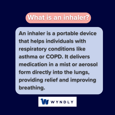 What is an inhaler and definition of inhaler