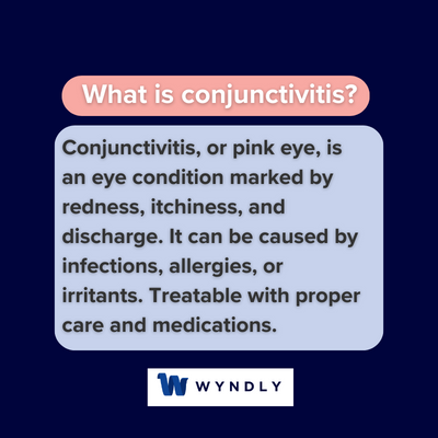 What is conjuctivitis and definition of conjuctivitis
