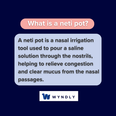 What is a neti pot and definition of a neti pot