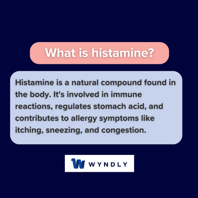 What is histamine and definition of histamine