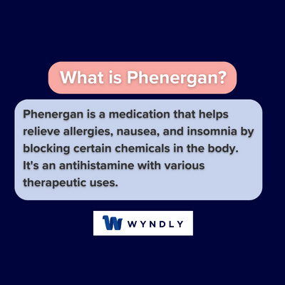 What is Phenergan and definition of Phenergan