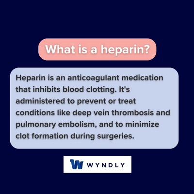 What is a heparin and definition of heparin