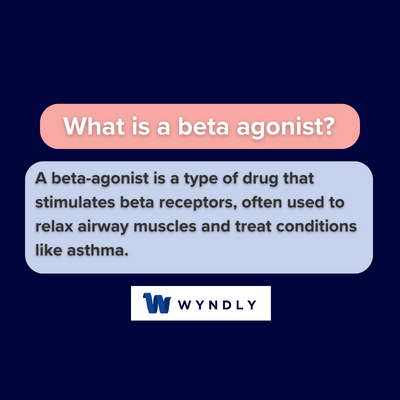 What is a beta agonist and definition of beta agonist