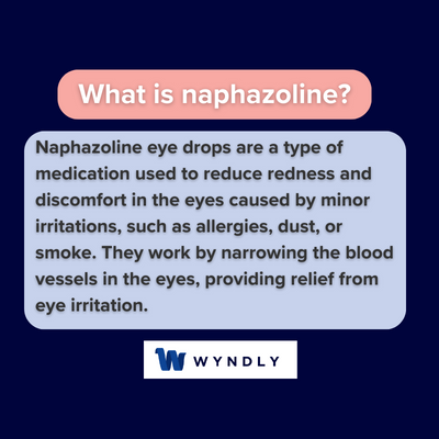 What is naphazoline and definition of naphazoline