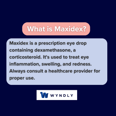 What is Maxidex and definition of Maxidex