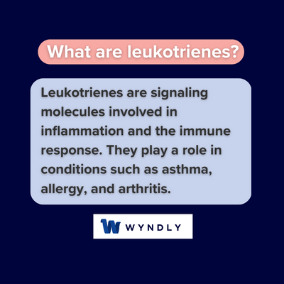 What is leukotrienes and definition of leukotrienes