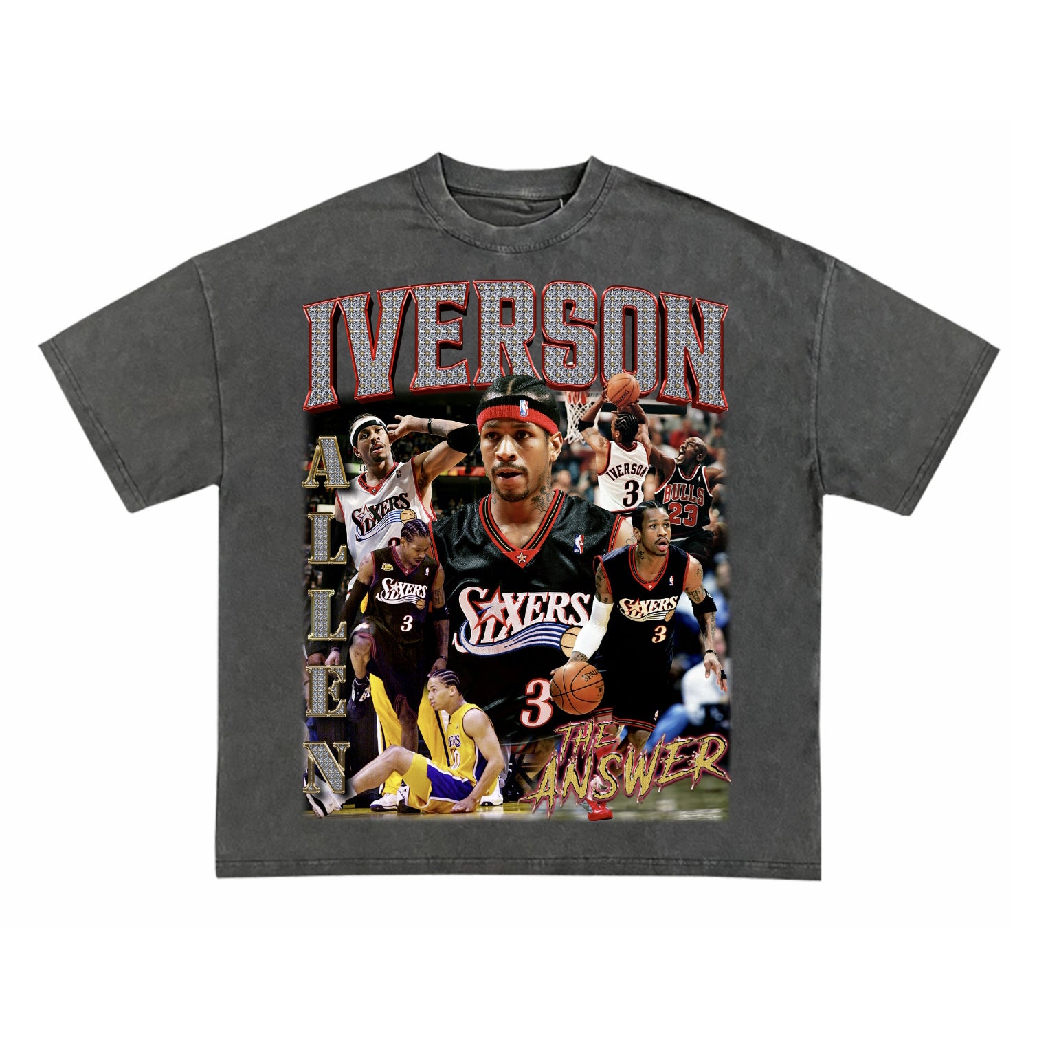 Allen Iverson Double Sided Graphic Tee - Graphic Tee - STREETWEAR