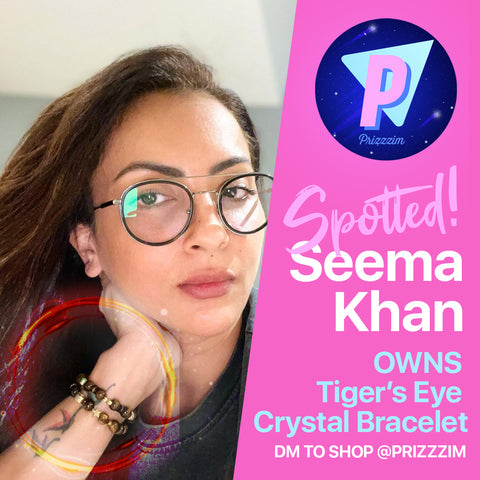 Seema Khan crystal bracelet