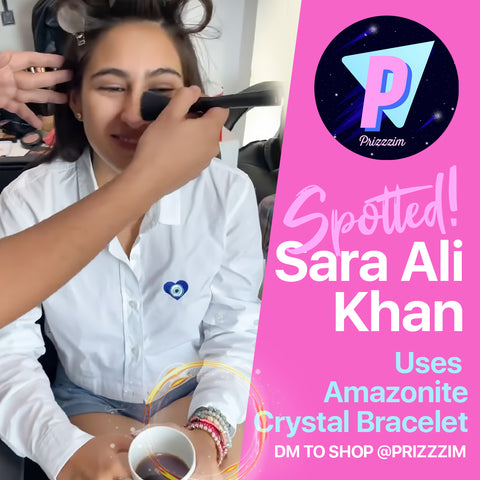 Sara ali khan crystal bracelet