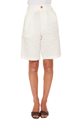 Ottavio Pants - White Linen – Apothea