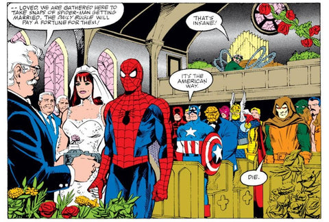 The Marriage of Peter Parker and Mary Jane Watson: The Amazing Spider-Man Annual #21