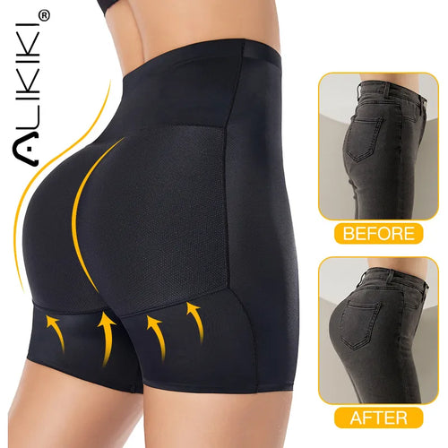 YBFDO Hip Pads for Women Shapewear Butt Lifter Fake Ass Body Shaper with  Butt Pads Hip Enhancer Panties Butt Bigger Underwear