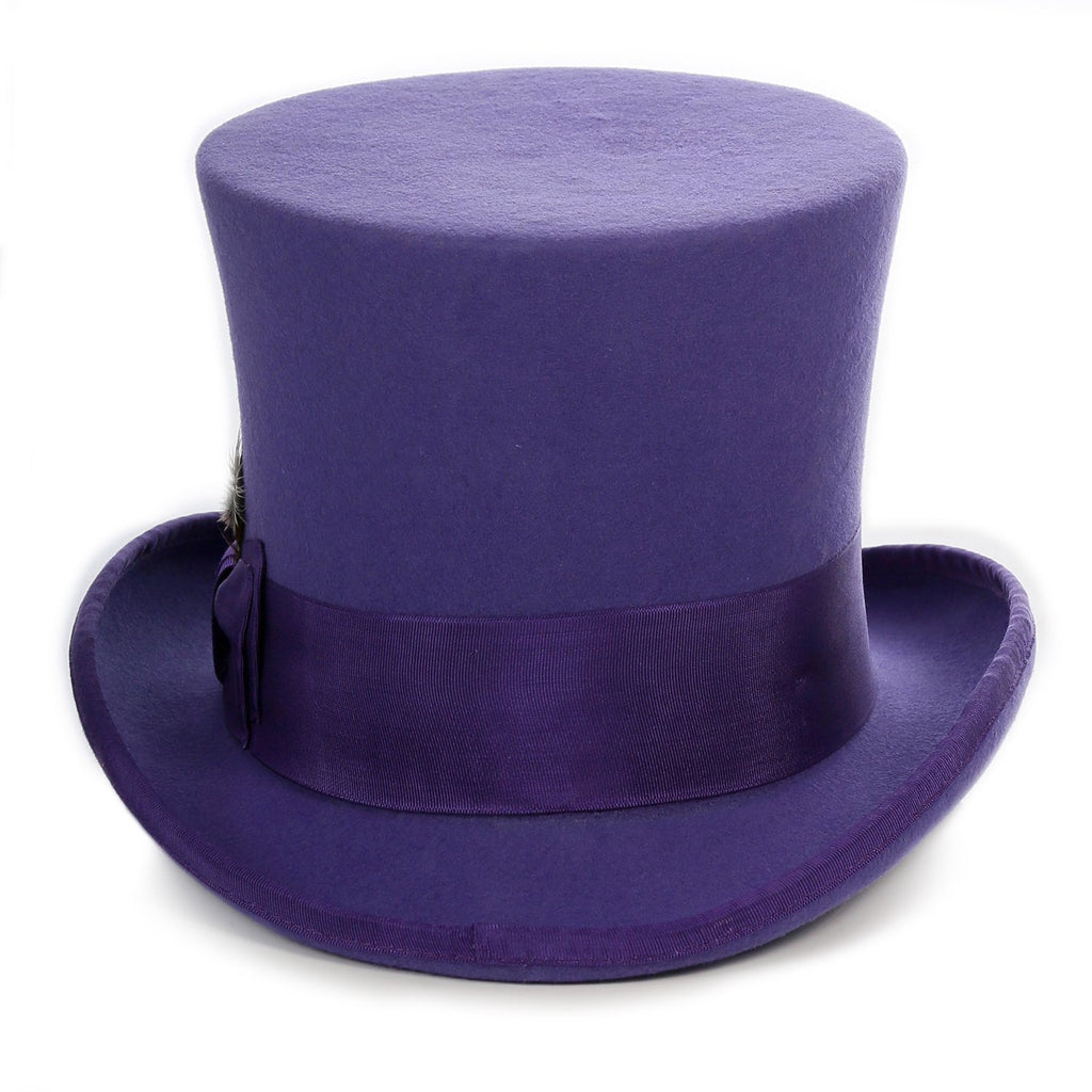 mens purple top hat