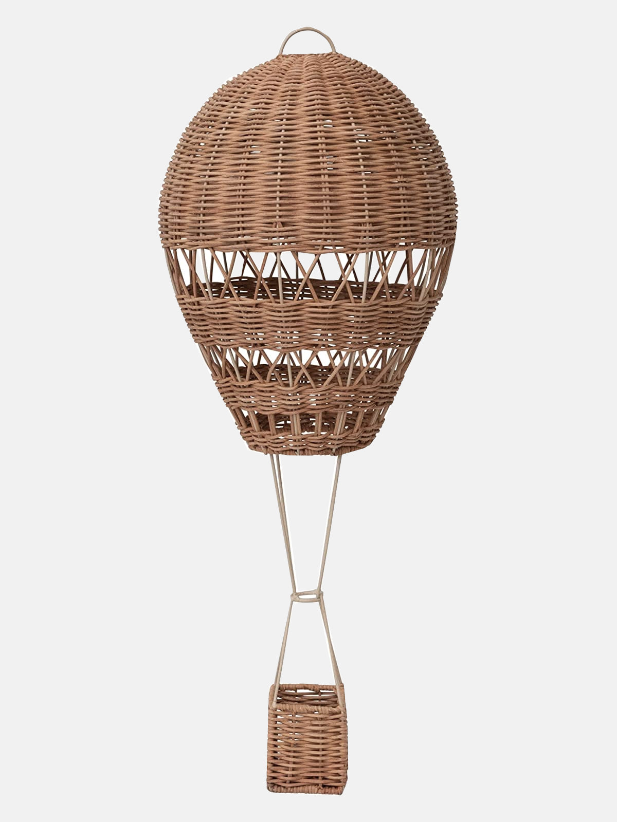 Rattan Hanging Hot Air Balloon – Celadon at Home