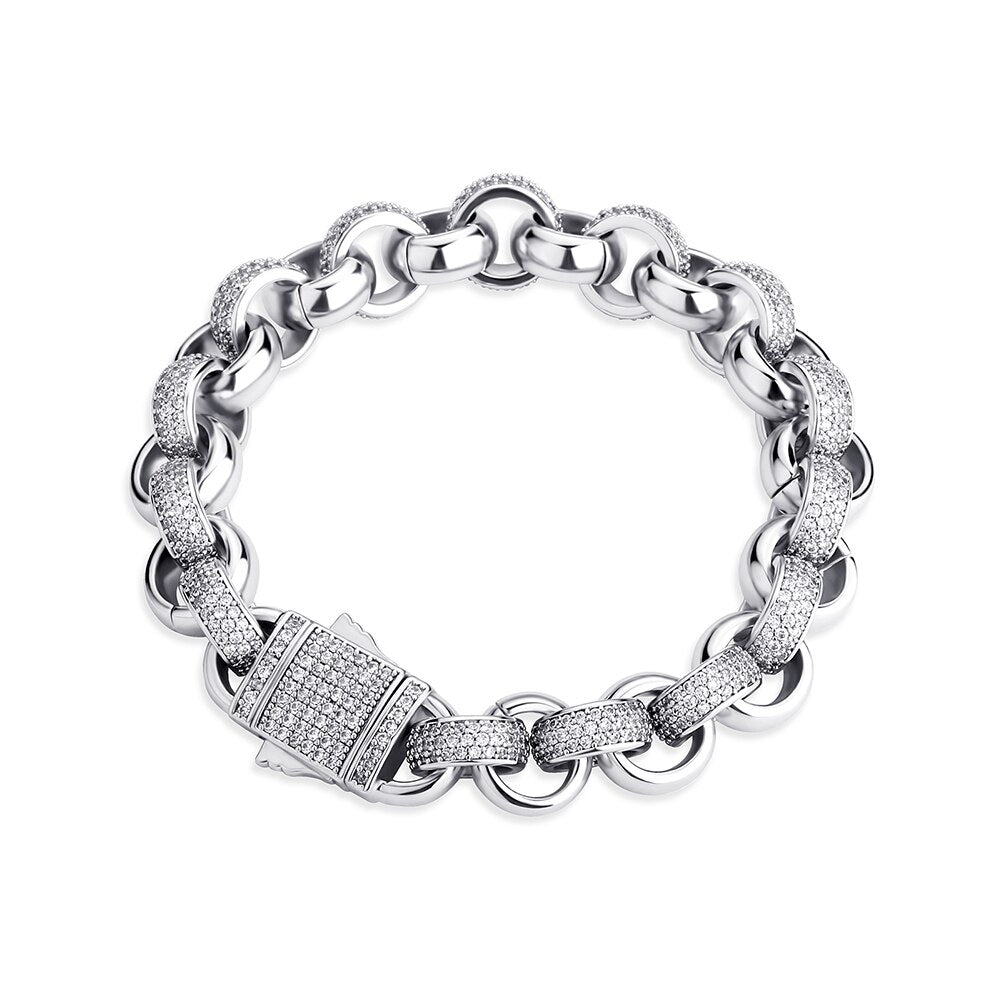 jilco diamond link bracelet