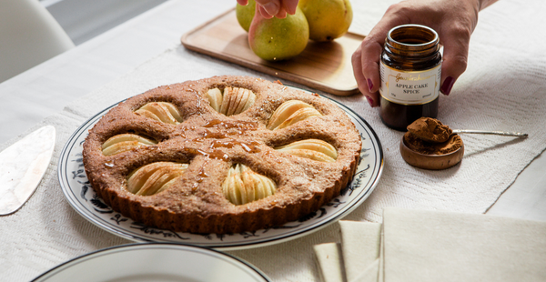 Pear and almond tart