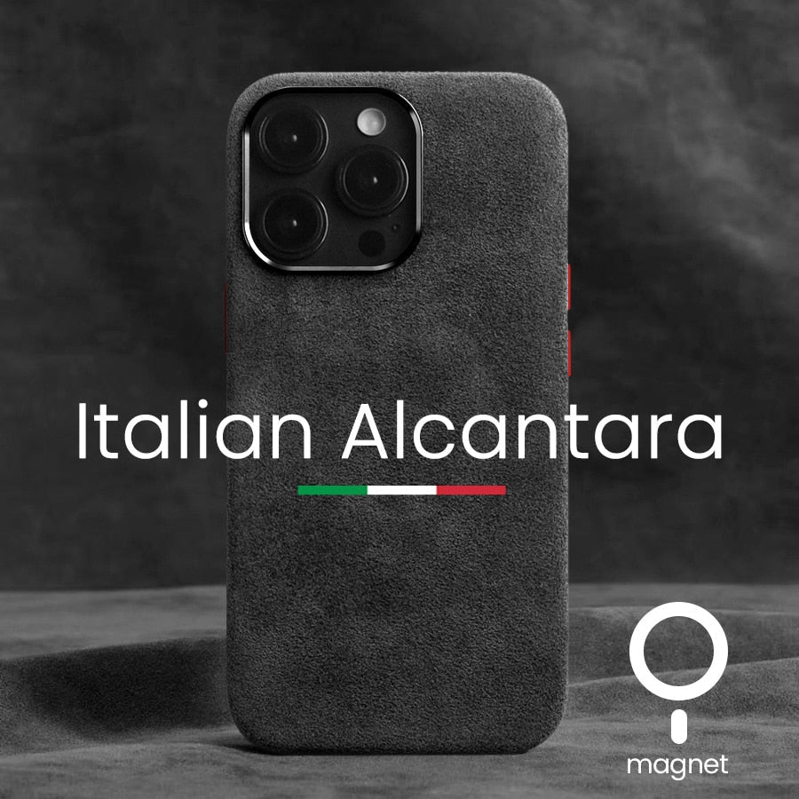 Italian Alcantara Apple iPhone Case