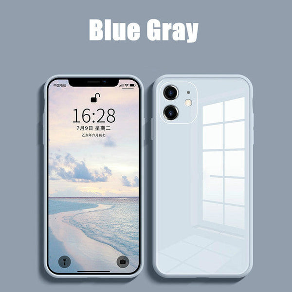 iPhone 11 Pro Max Square Case - Tempered Glass Back