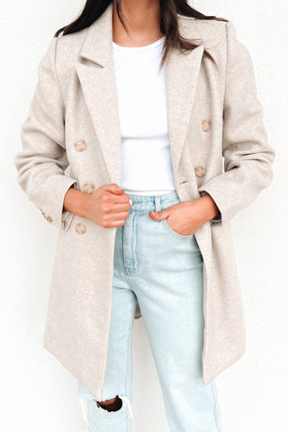 Elara Teddy Jacket Beige - Jean Jail