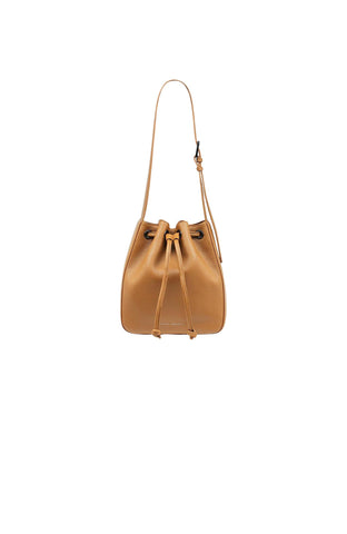 Seclusion Women's Black Leather Bucket Bag