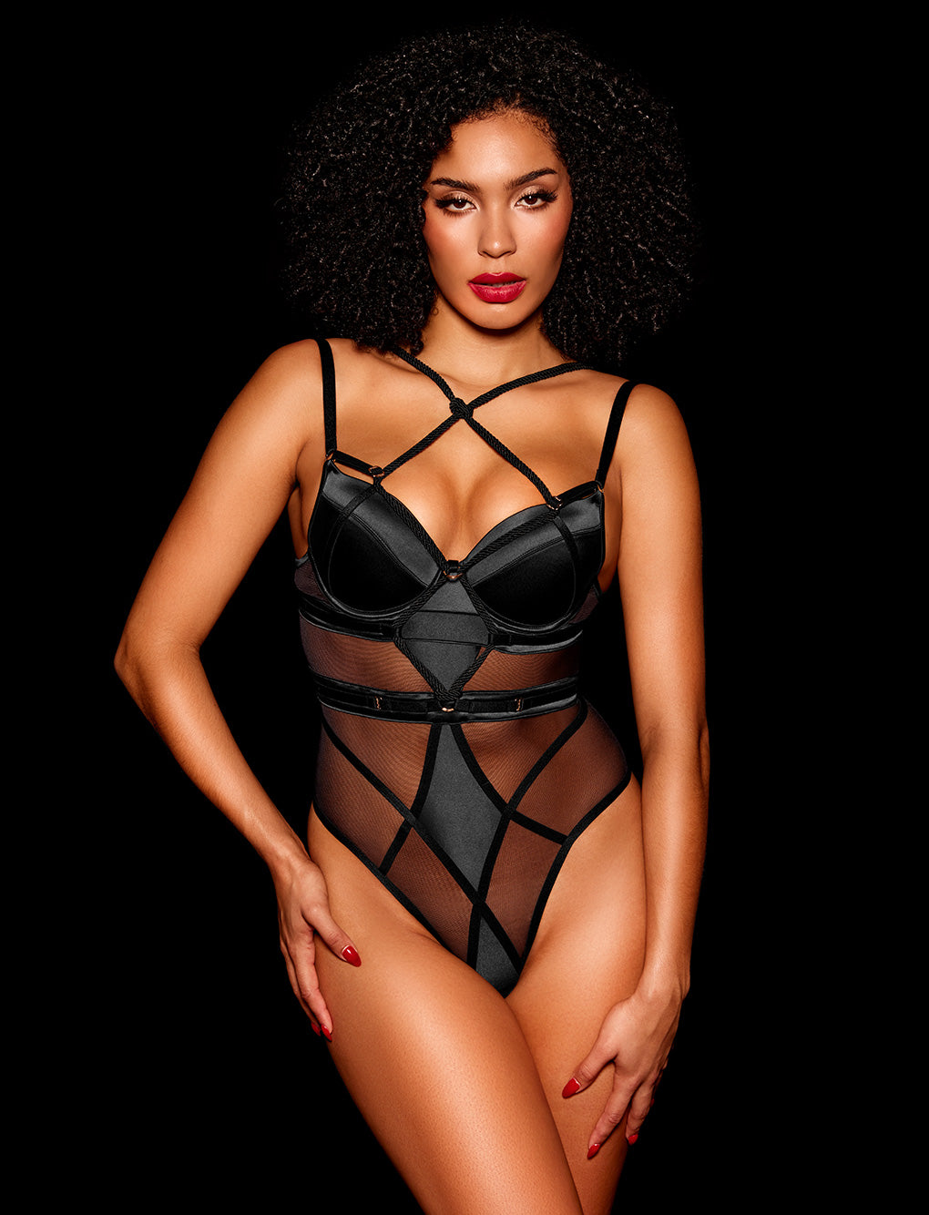 Shibari Black Bodysuit