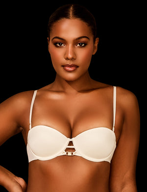 Buy Exotica Lingerie Padded Non Wired Medium Coverage Push up Bra - Skin at  Rs.629 online