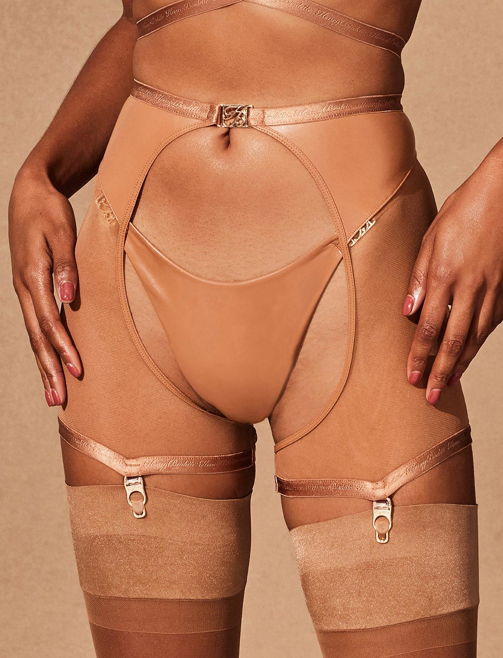 Emily Toffee Suspender