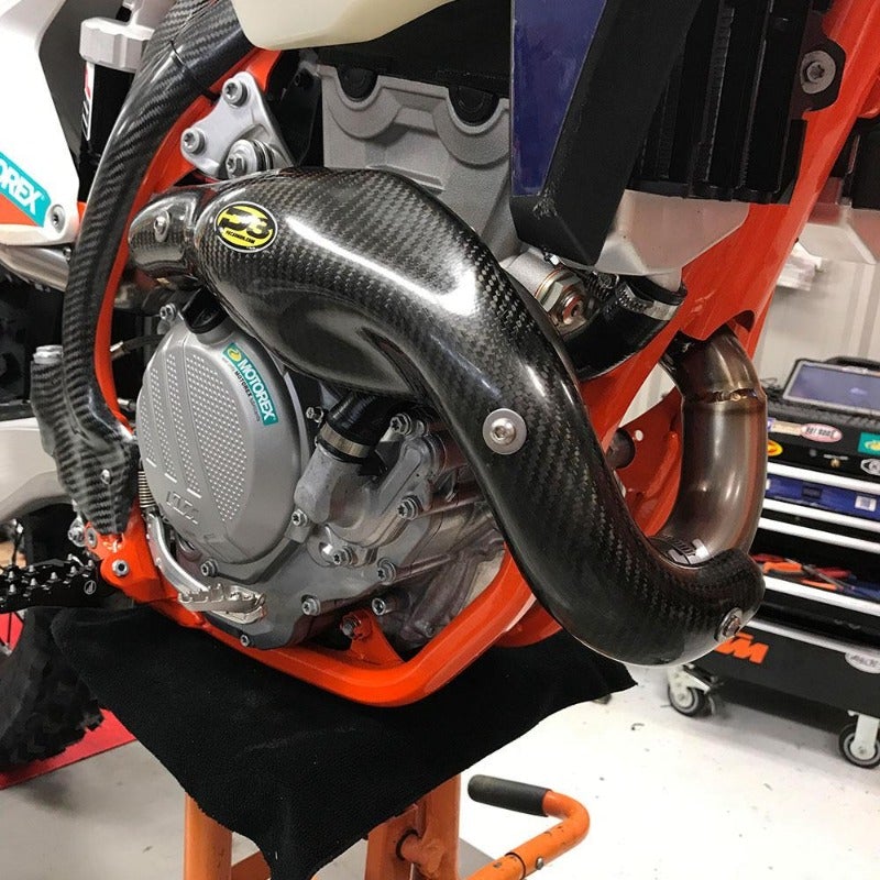 P3 Carbon Heat Shield FMF MegaBomb: KTM 350 SX-F/XC-F 2019-2022