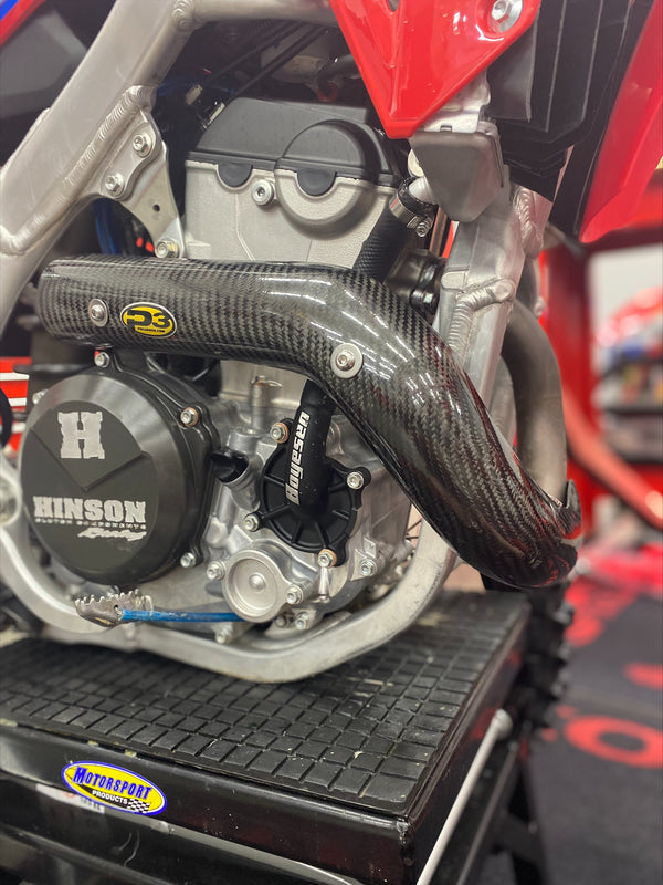 P3 P3:ピースリー カーボン ヒートシールド 【Carbon Heat Shields [306051]】 CRF250R 