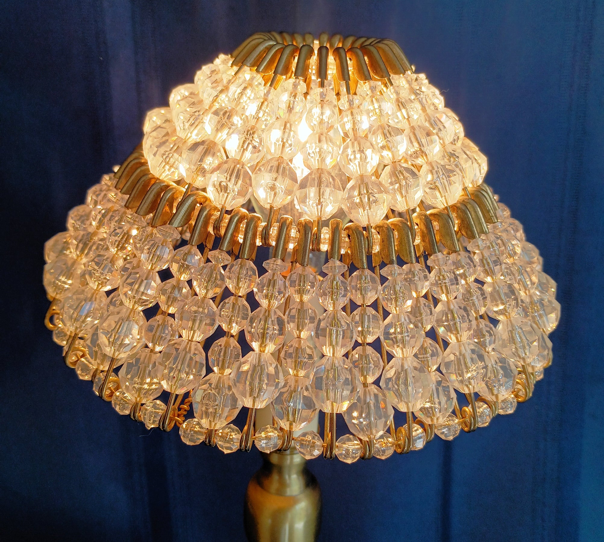 small beaded lampshade