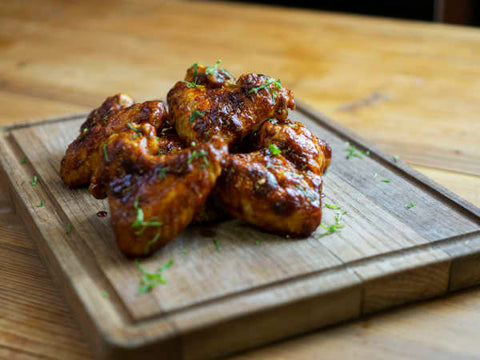 Grilled chicken wings