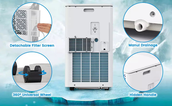 Vitesse Portable Air Conditioners with Remote Control