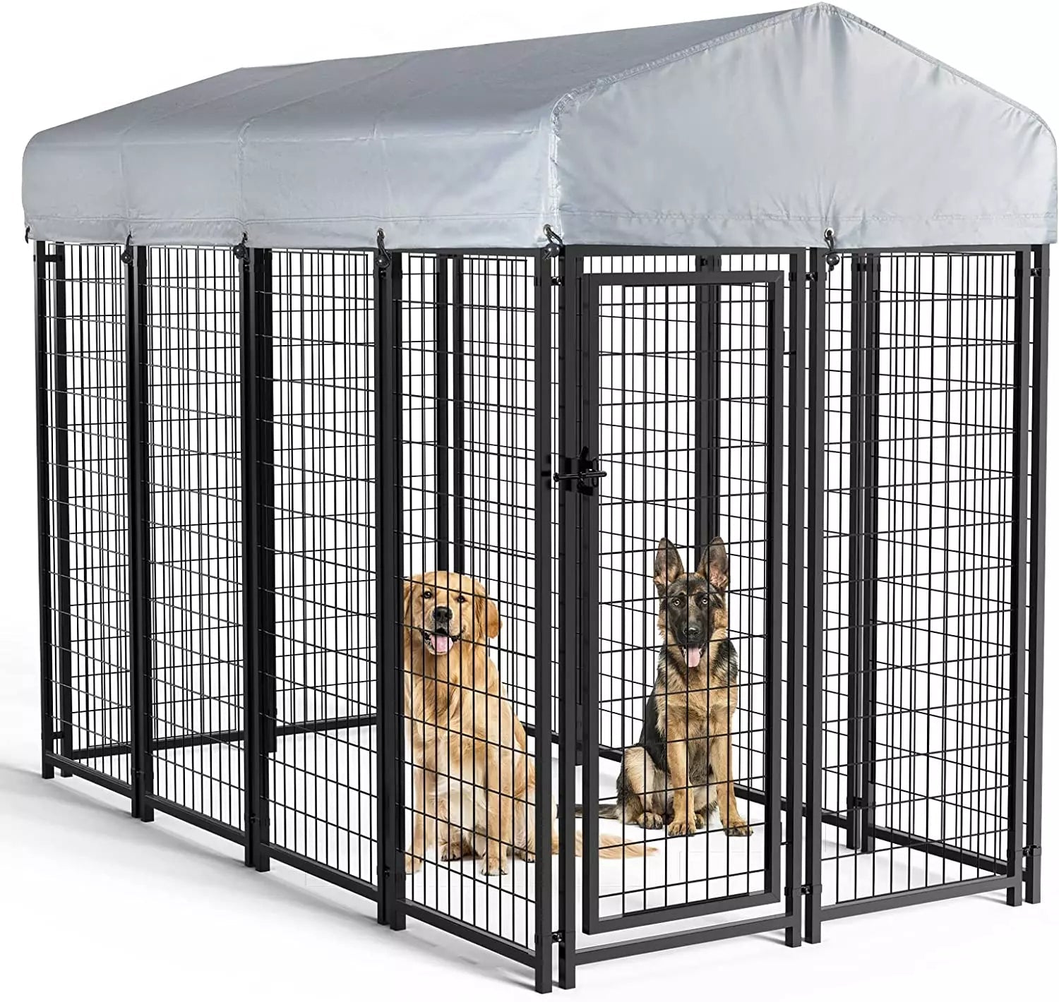 Vitesse 8x4x6 FT Outdoor Large Dog Kennel PLB02