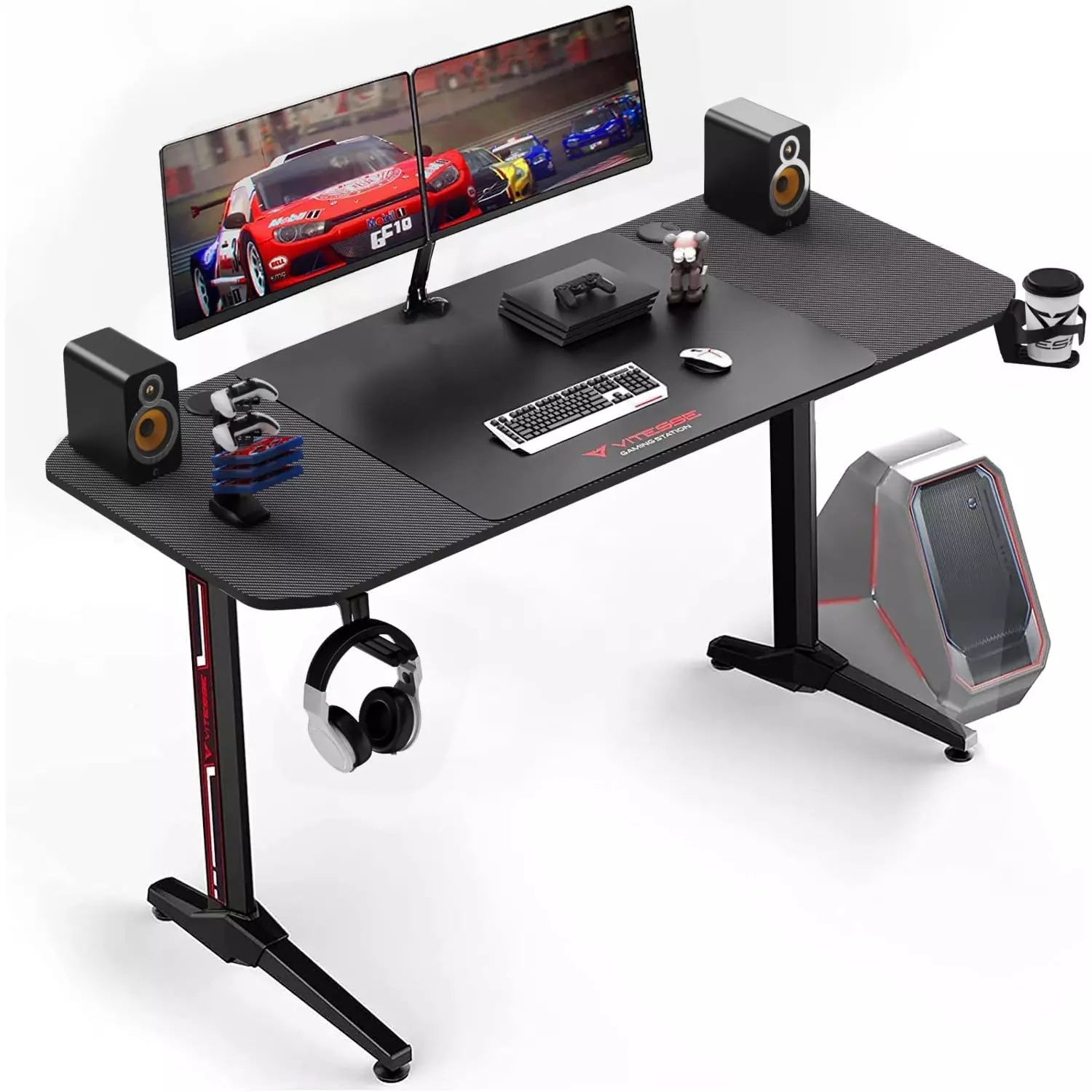 Escritorio Gamer OMEGA  Office desk set, Gaming desk room, Desk