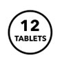 12 tablets per tube