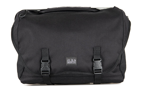 Brompton Metro Messenger Bag Medium Black – PortaPedal Bike