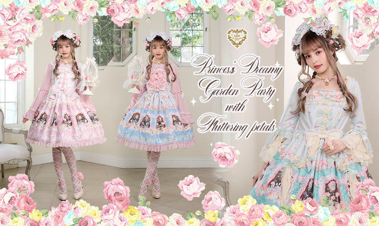 Princess’s Dreamy Garden Party with Fluttering petals Series