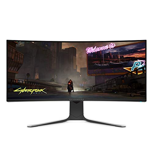 Alienware 120Hz UltraWide Gaming Monitor 34 Inch Curved Monitor with WQHD(3440 x 1440)Lunar Light-AW3420DW & 240Hz Gaming Monitor 27 Inch Monitor with FHD (1920 x 1080) Display, Lunar Light - AW2720HF Alienware