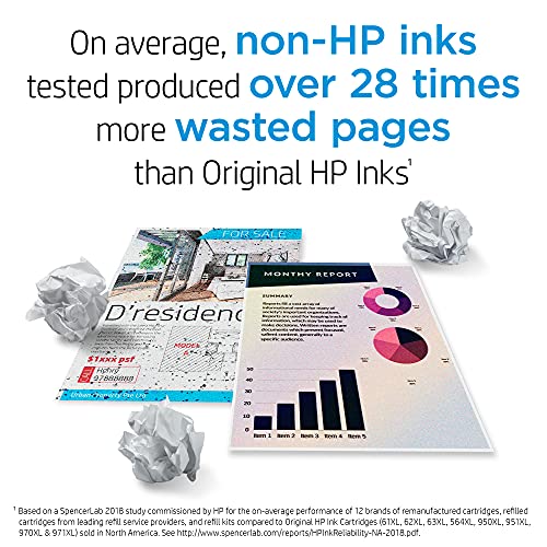 Original HP 67XL Black High-yield Ink Cartridge | Works with HP DeskJet 1255, 2700, 4100 Series, HP ENVY 6000, 6400 Series | Eligible for Instant Ink | 3YM57AN HP