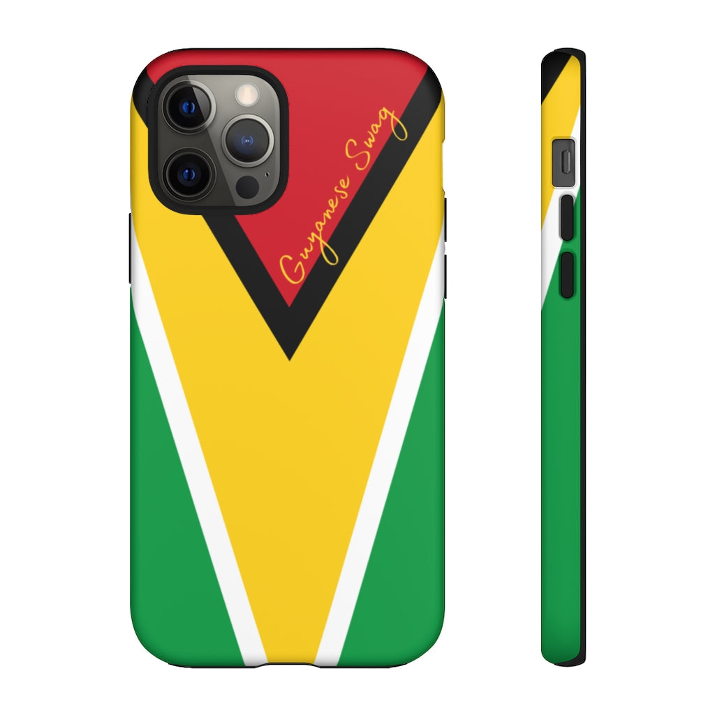 Guyanese Swag Guyana Flag Phone Tough Case Guyanese Swag