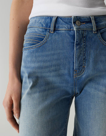 Opus Pants Damen Shorts Miah modern blau