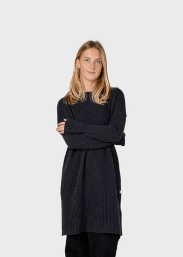 Klitmöller Damen Kleid Thea knit dress grau