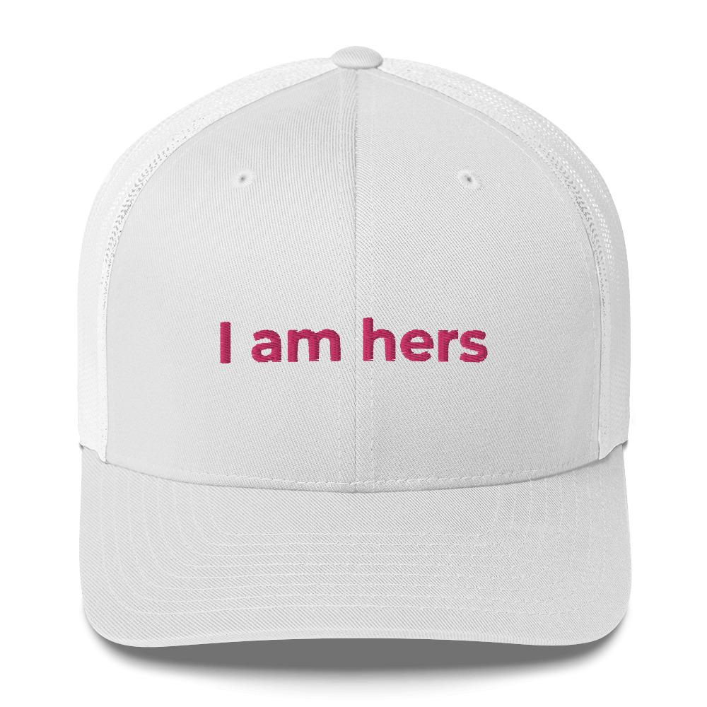 I am hers Lesbian Cap mit Stickerei