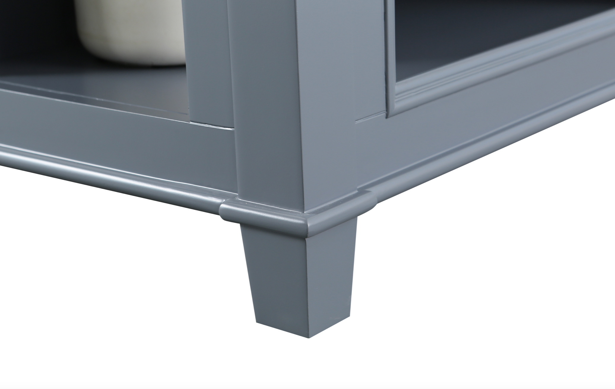 medley gray kitchen island with slide out table
