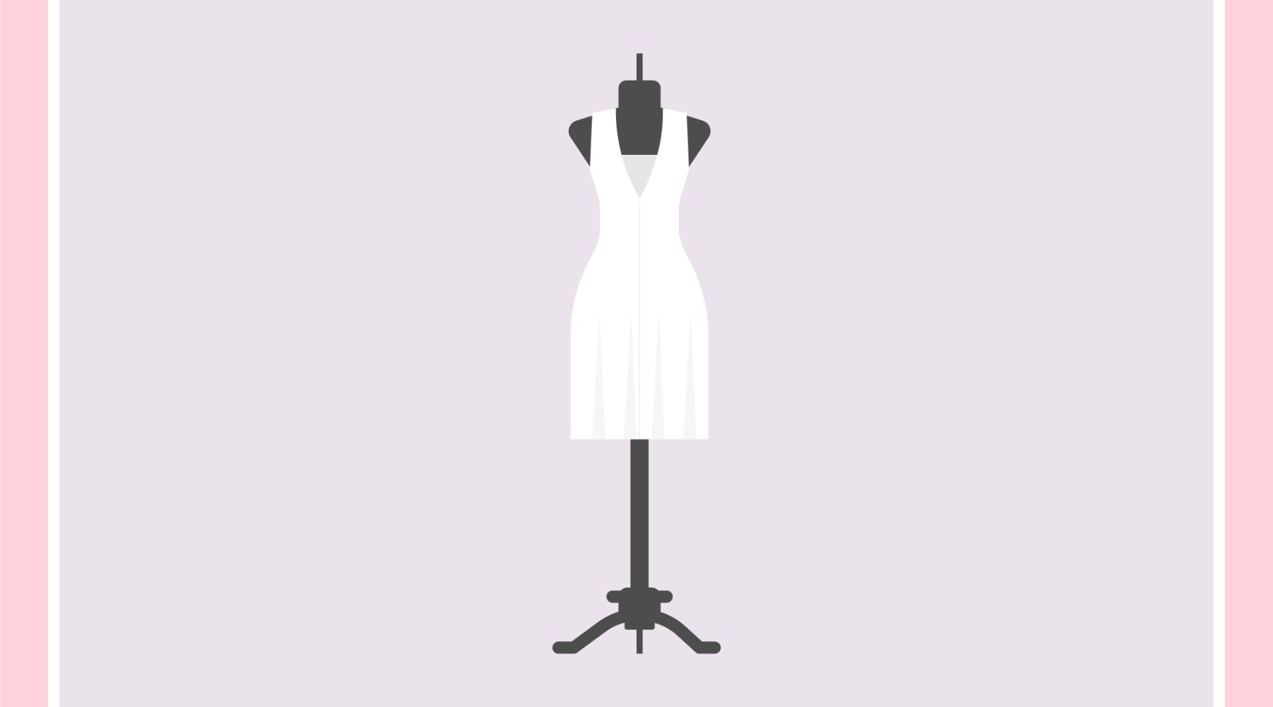 lingerie with low-cut dress