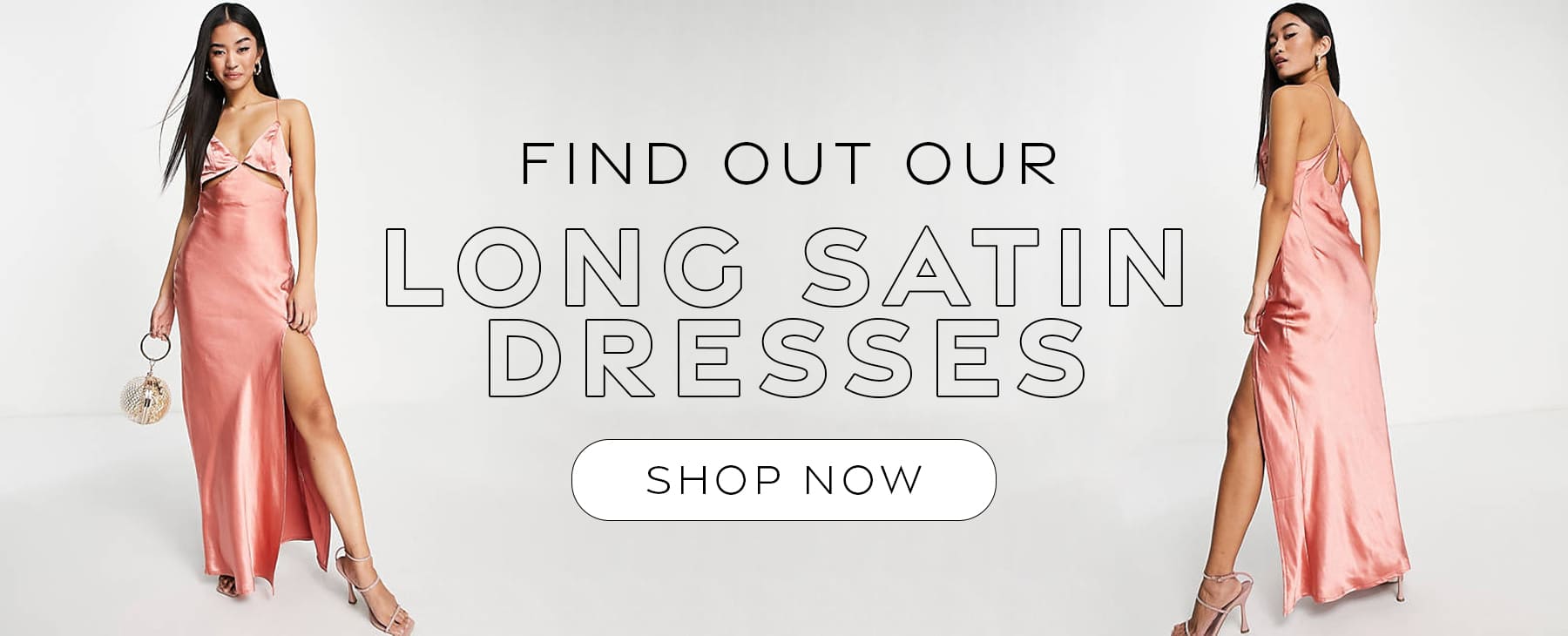 long satin dress