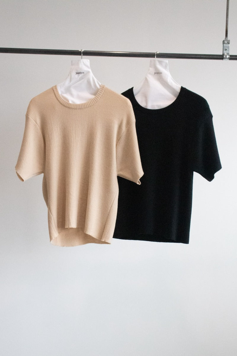 knit rib tee – jonnlynx store