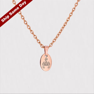 Virgo Necklace | Zodiac Necklace | Scorpio Necklace - chainsonly